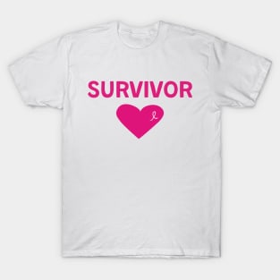 Breast Cancer Survivor Gift Pink Ribbon Awareness Gifts T-Shirt